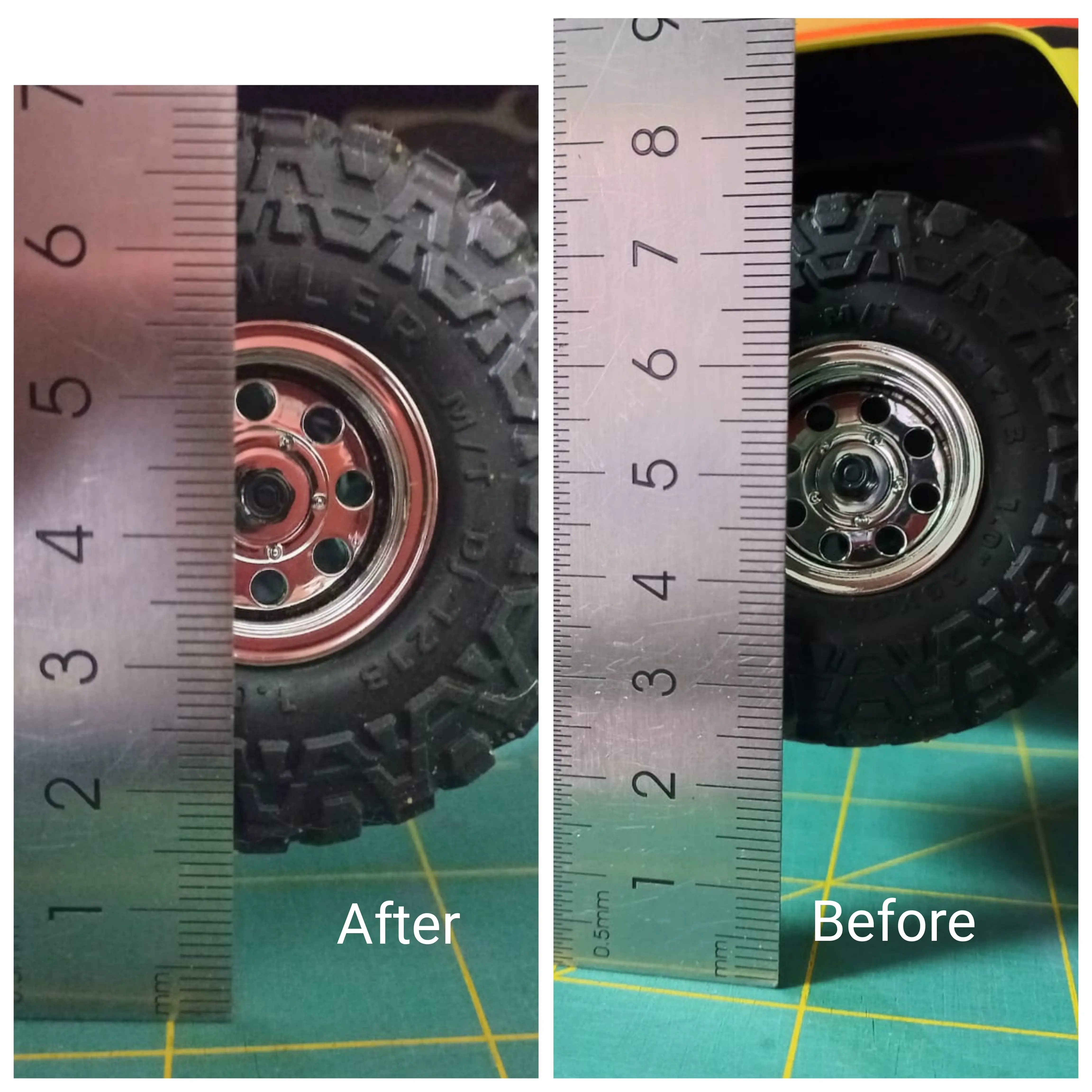 FMS Hilux 1/18 lift kit + super flex