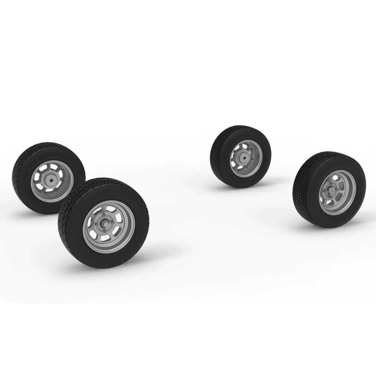 Wheel Set of Mod Lite Race car Scale 1:25