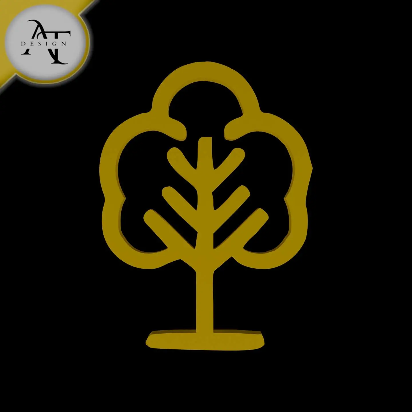 Simple Tree Symbol - 2D Art