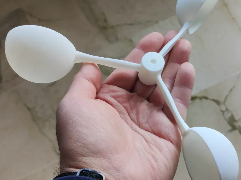 coppa anemometro misurazione del vento