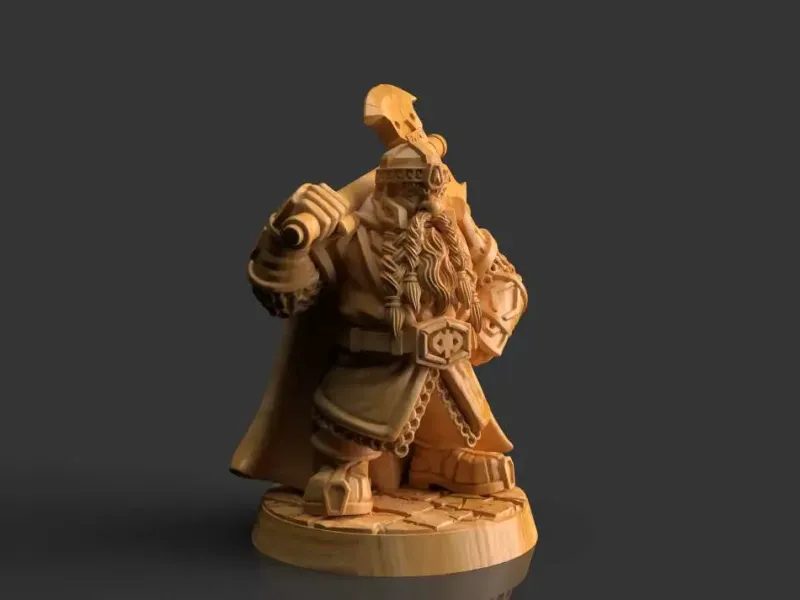 Gimli, filho de Gloin. A estatueta do Senhor dos Anéis