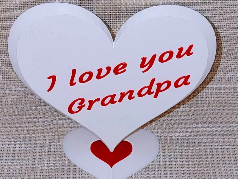 Heart - I Love You Grandpa