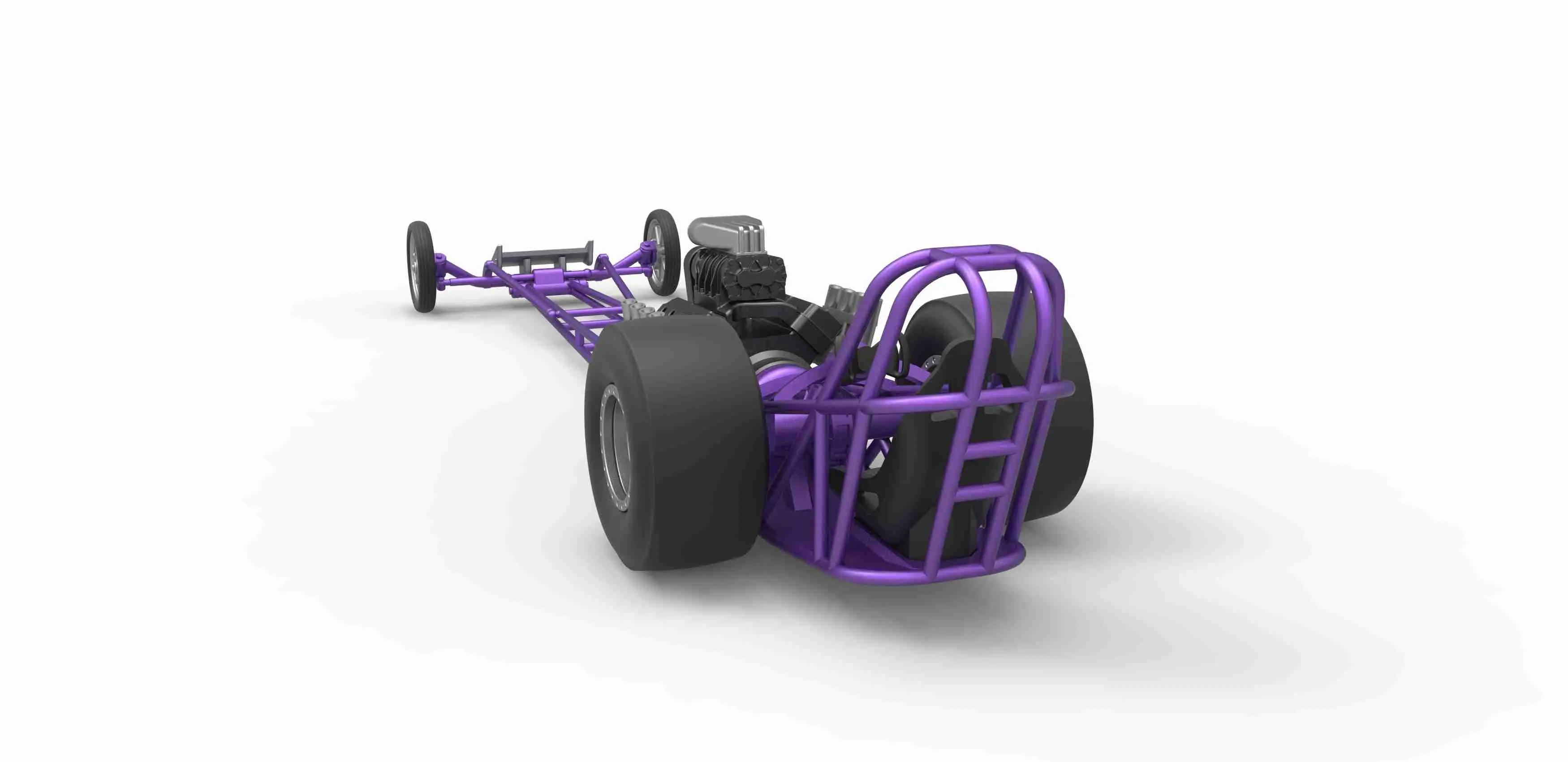 Vehicles & Machinery STL Download - Diecast Front engine