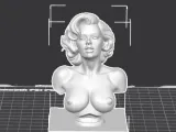 MARILYN TOPLESS BUST-2