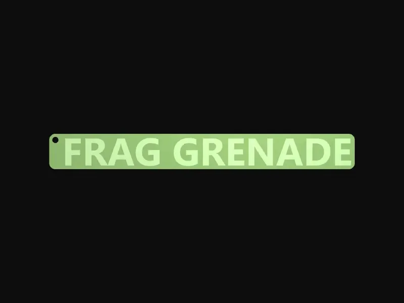 FRAG GRENADE_ star wars keychain
