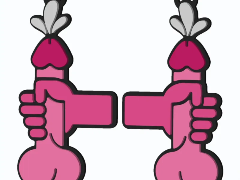 Handjob Happy End - Earring & Pendant v2