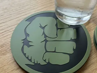 Hulk Inspired Coaster