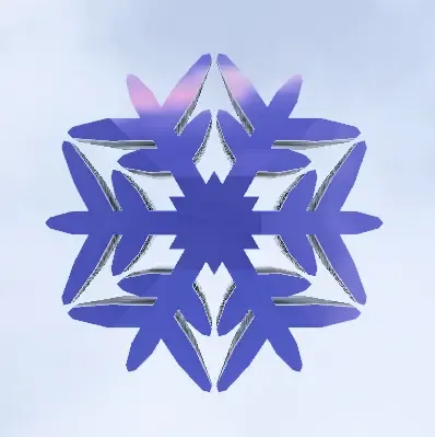 #Surprise Snowflake Ornament