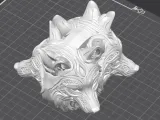 4 Kopf Wolf Statue, Hexa Design D-1