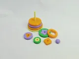 Early Education Rainbow Tower Stacking Toy-5