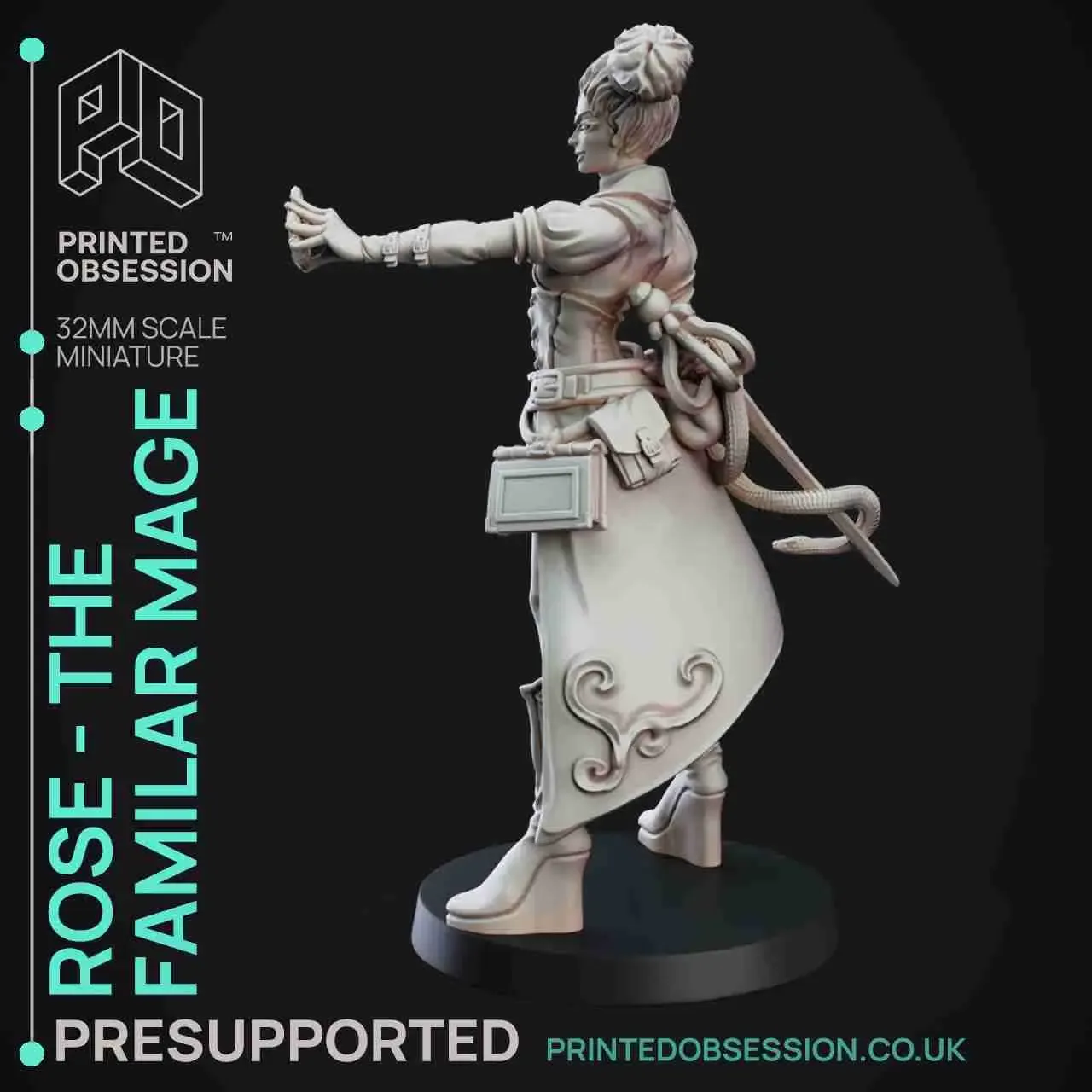 Rose - The Familar Seller - PRESUPPORTED - 32mm scale