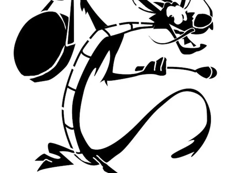 Mushu stencil