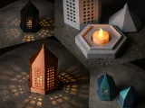 Casbah Lantern – Moroccan Geometric Lattice Tea-Light Holder-4