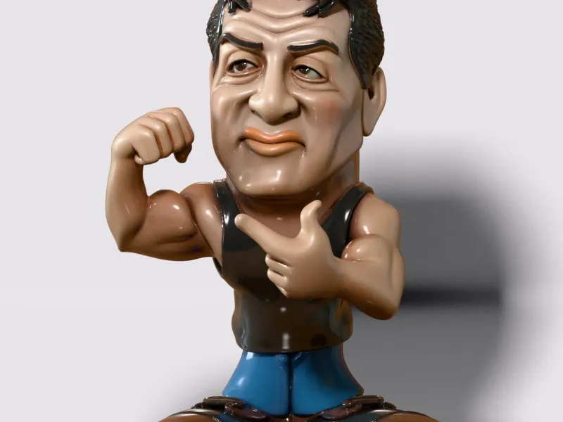 Sylvester Stallone Toy Fan Art