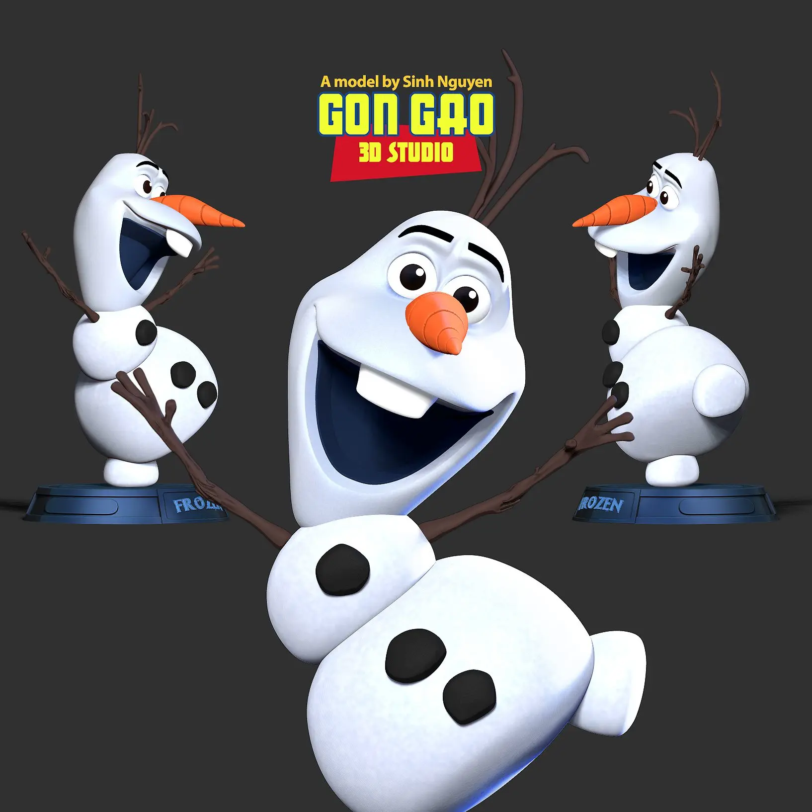 Olaf ist glücklich