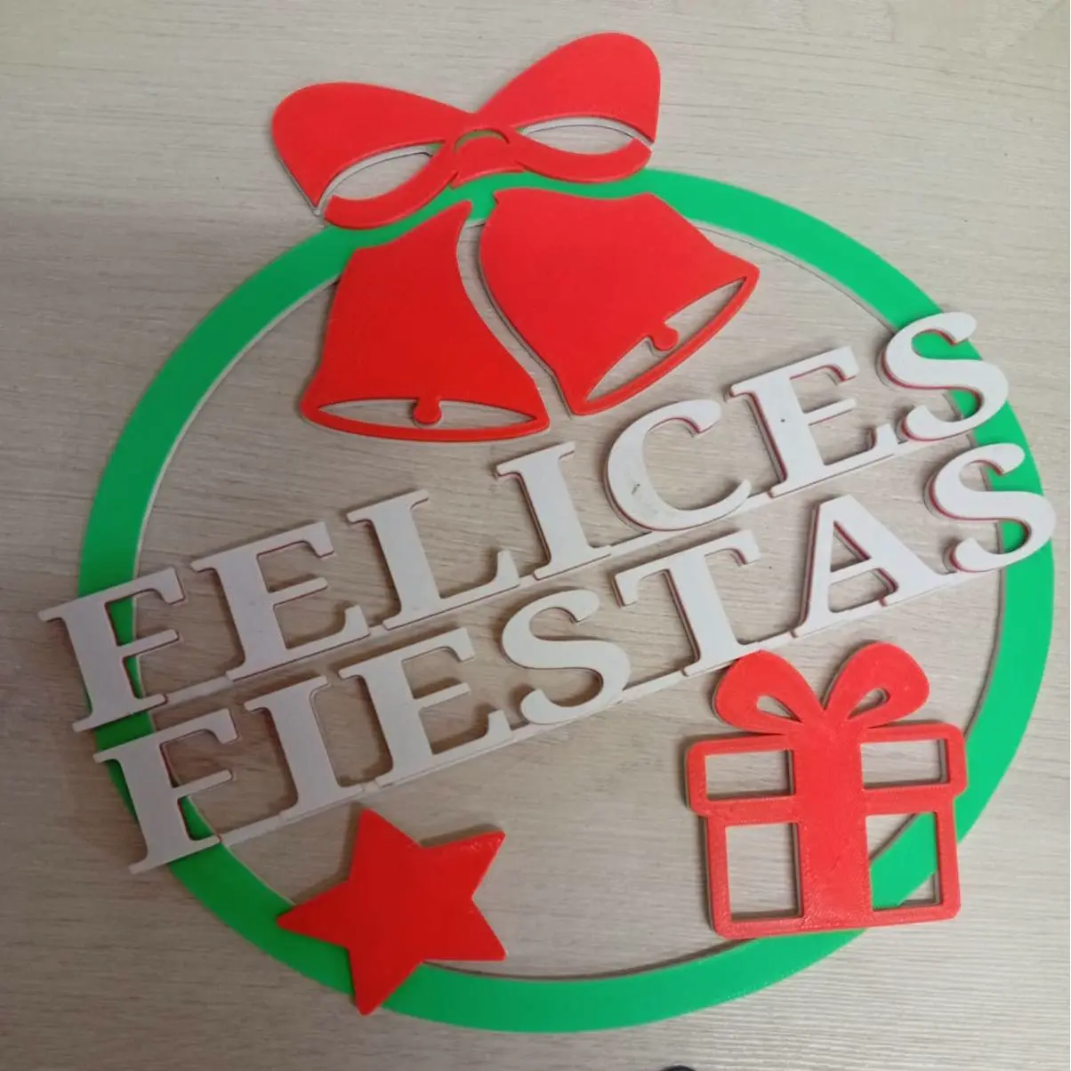 ADORNO NAVIDEÑO PARA PUERTA - CHRISTMAS DOOR DECORATION