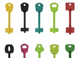 Llave Doble Pared para Cerradura STL para Impresión 3d-0