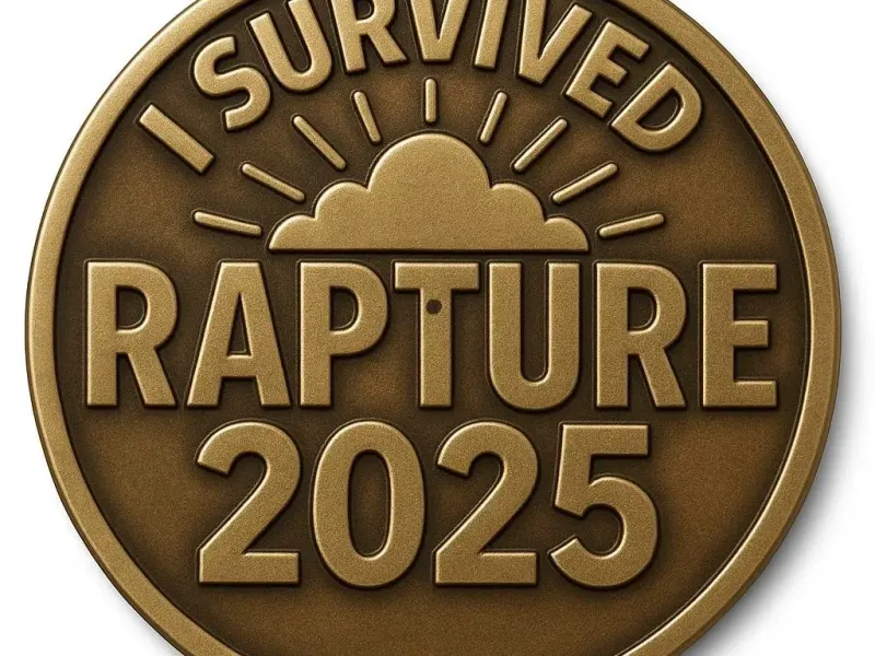 GOLD MEDAL FOR SURVIING THE RAPTURE OF 2025