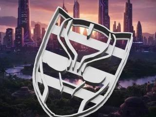 Cookie Cutter Black Panther