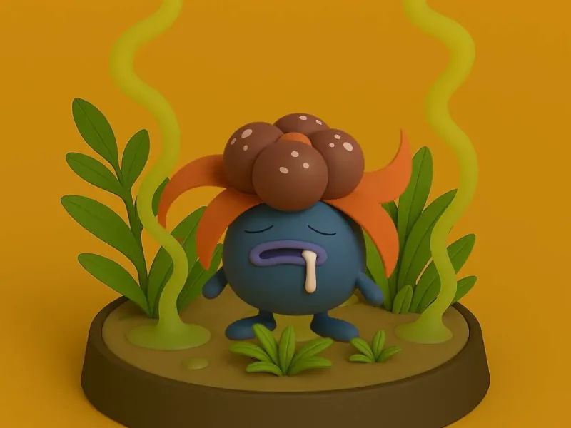 Pokemon battle style - Gloom #044