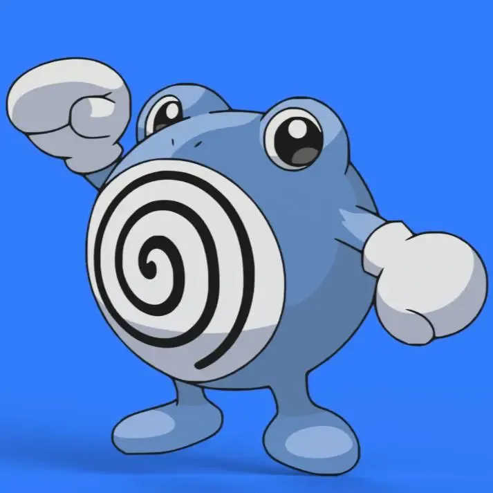 Poliwhirl Wall Art