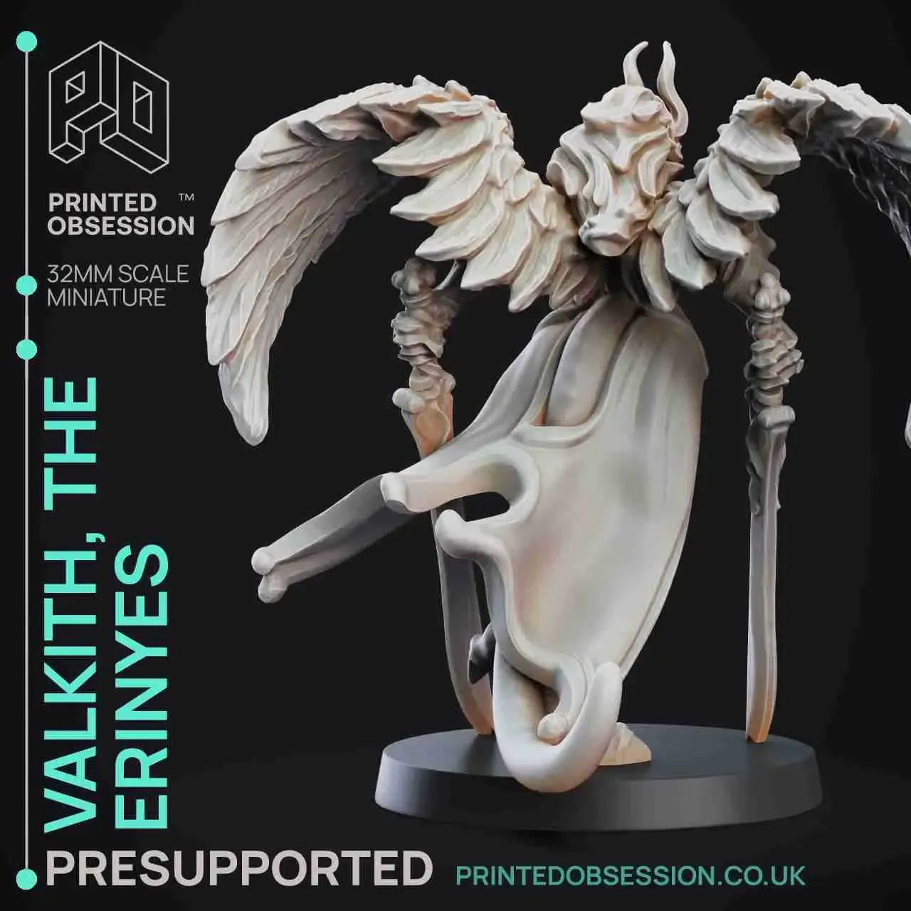 Erinyes - Hell Angel - PRESUPPORTED - 32mm scale