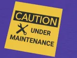 Caution sign: under maintenance-0