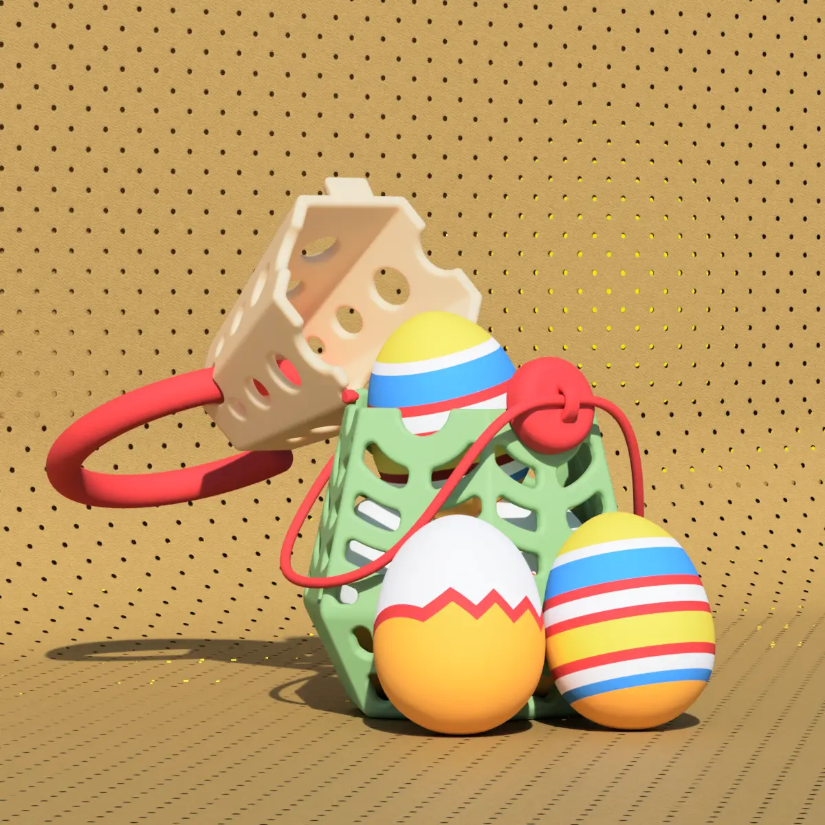 Easter Egg Basket (Kids Size)