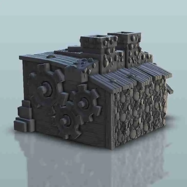 Fantasy city Hall - miniatures warhammer terrain scenery tab