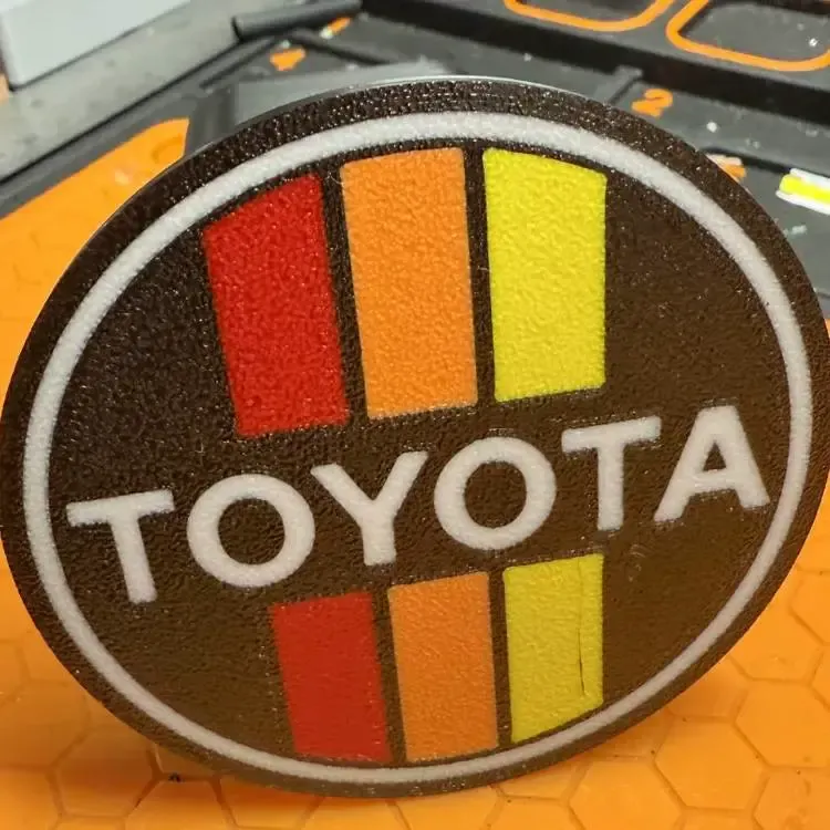 Classic Toyota tow hitch cover