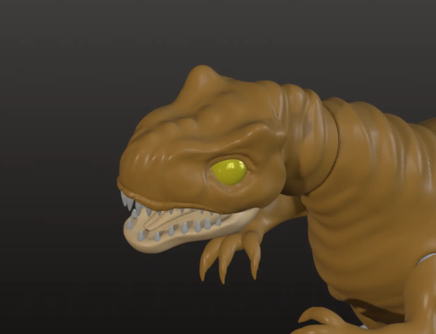 Tyrannosaurus rex t-rex articulated flexi