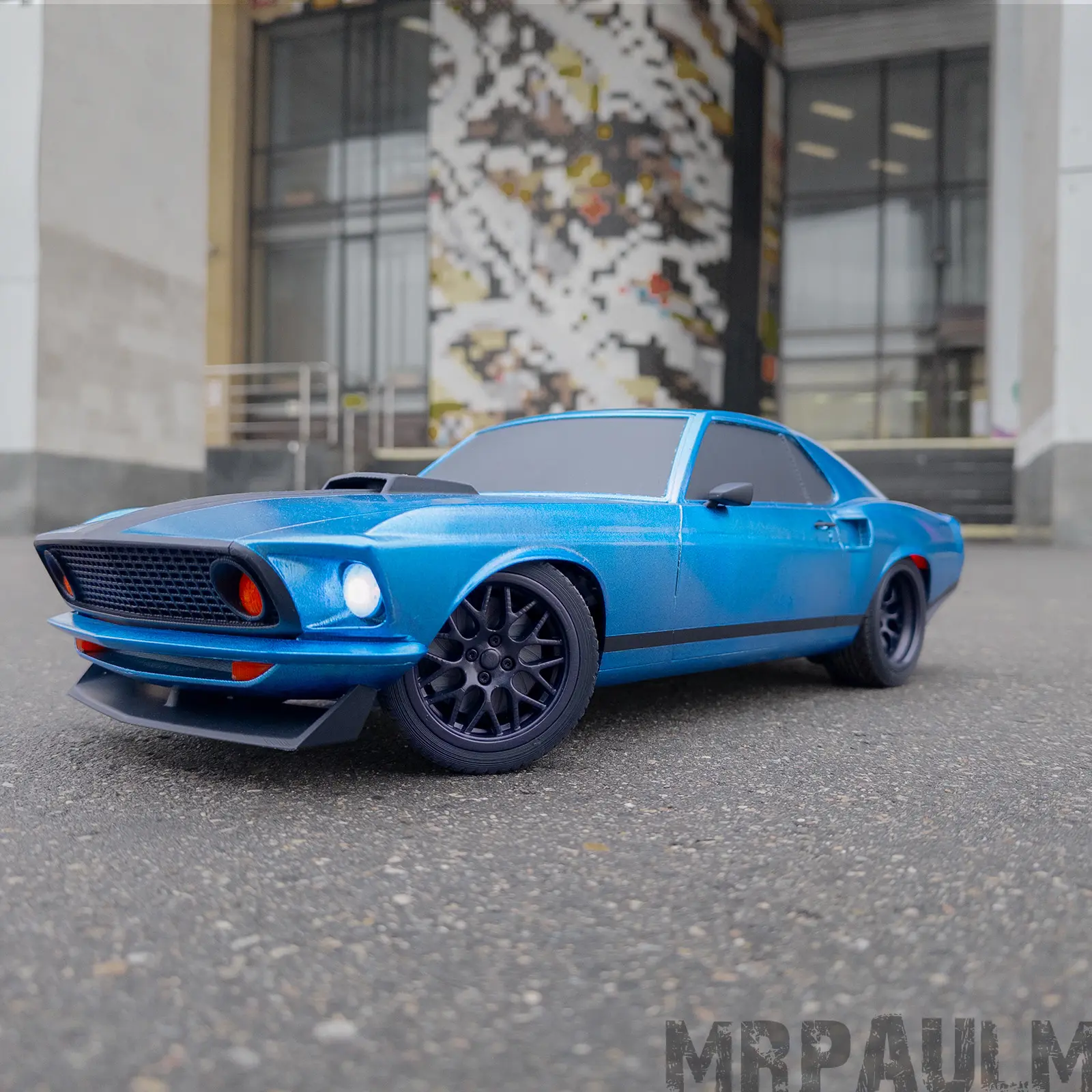 Ford Mustang 1969 Body Kit 1/10