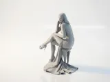 Sat Queen Elegant Female Figurine 3D Printable-3
