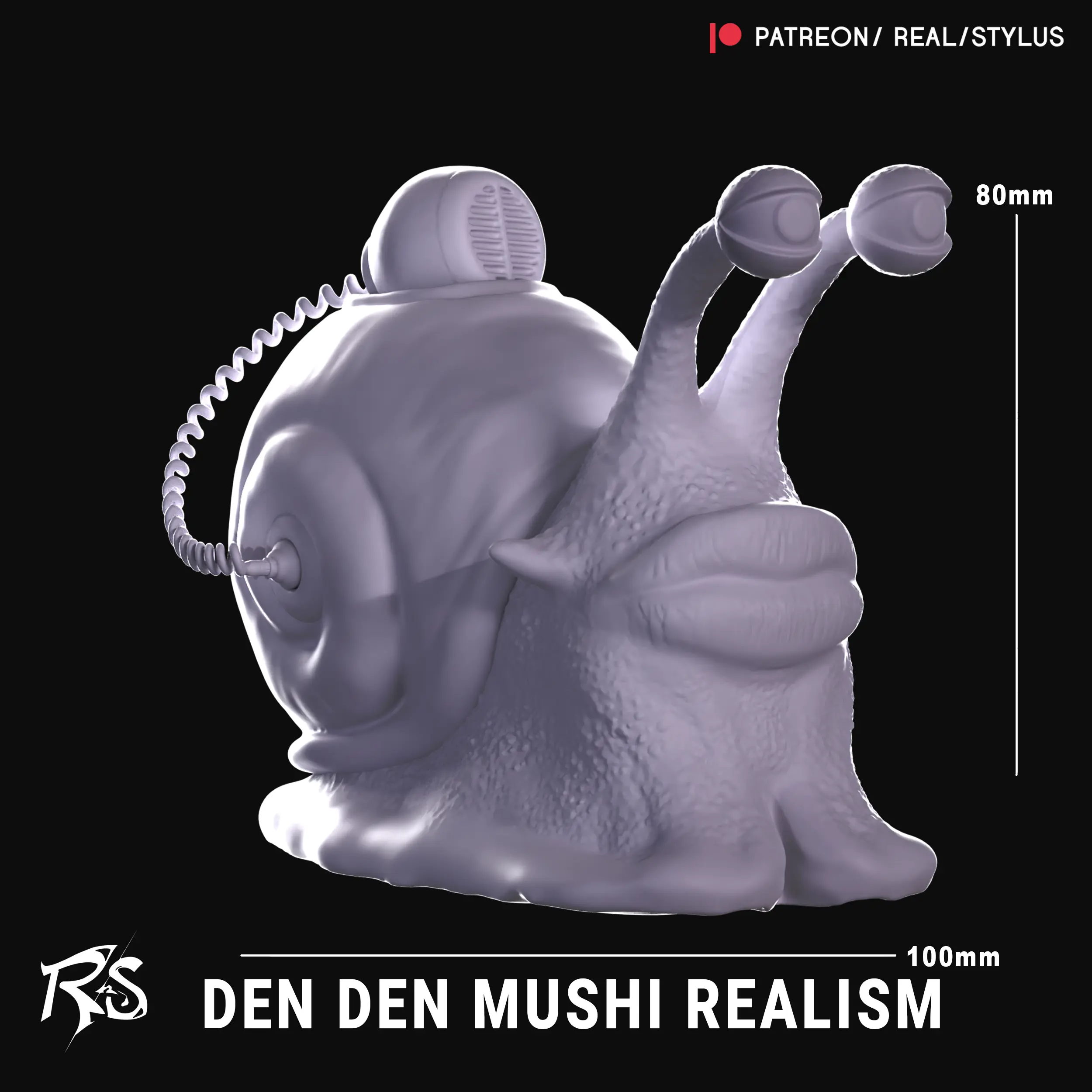 DEN DEN MUSHI MORGAN - 3D PRINT - ONE PIECE LIVE ACTION