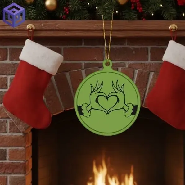 spinning Christmas decoration v7