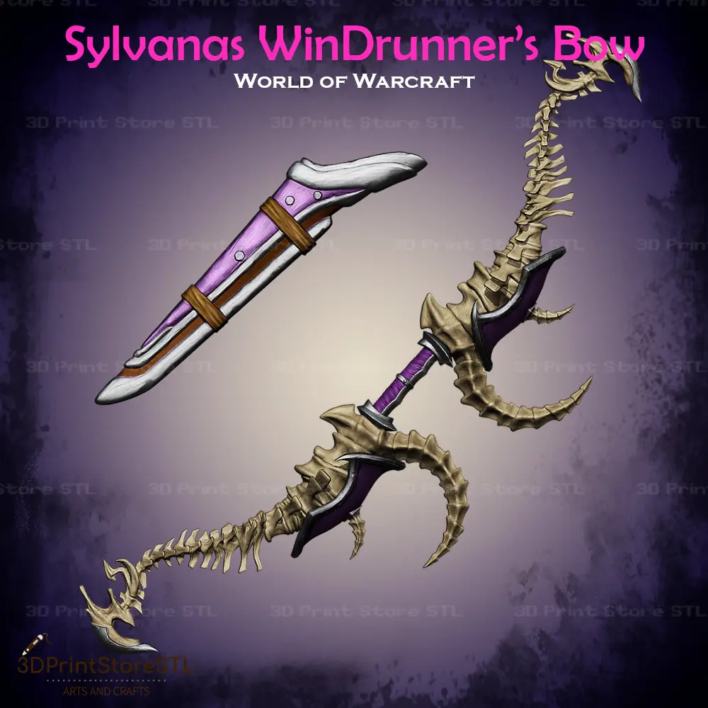 Sylvanas WinDrunner Arco Cosplay World Of Warcraft - STL File