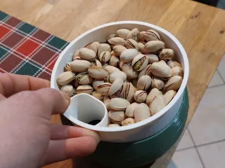 pistachio and sunflower seed bowl