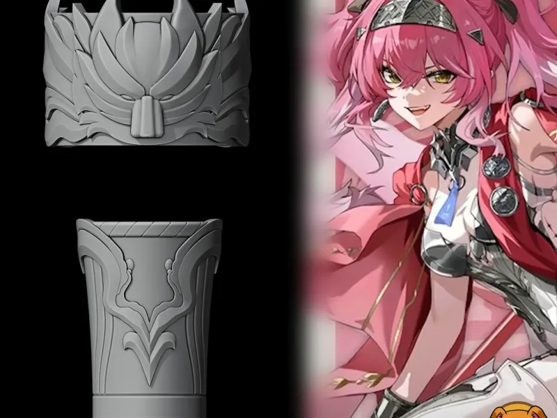 Lupa - Arms Accesories - Wuthering Waves Cosplay Props