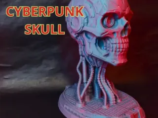 Cyberpunk Skull