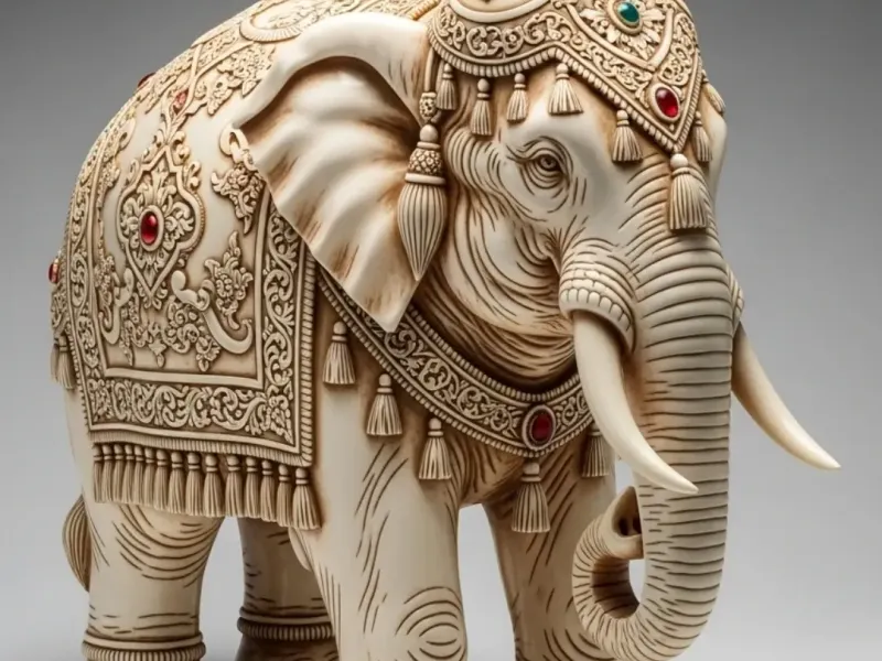 Elefante indiano decorado
