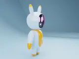 Cute Robot 3D Model High Detail Stylized Character Rigged-1