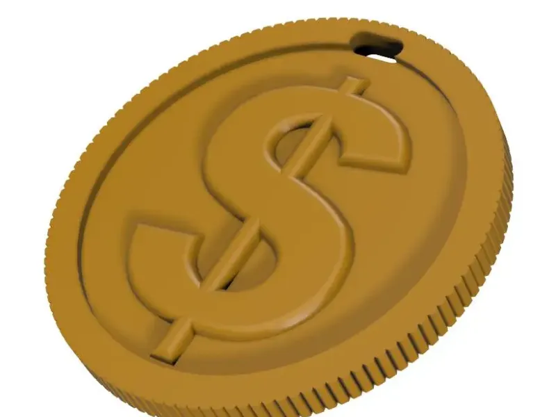 Gold coin, Moneda de oro de la suerte!
