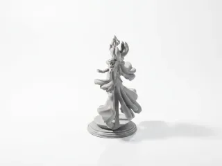 Lux Radiant Goddess Figurine LOL Champions 3D Printable
