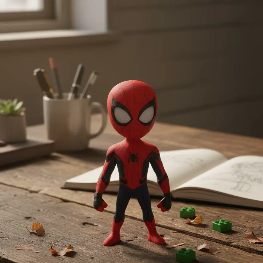 3D Printer Files | 3MF File | Chibi Spider-Man figurine | Creality Cloud