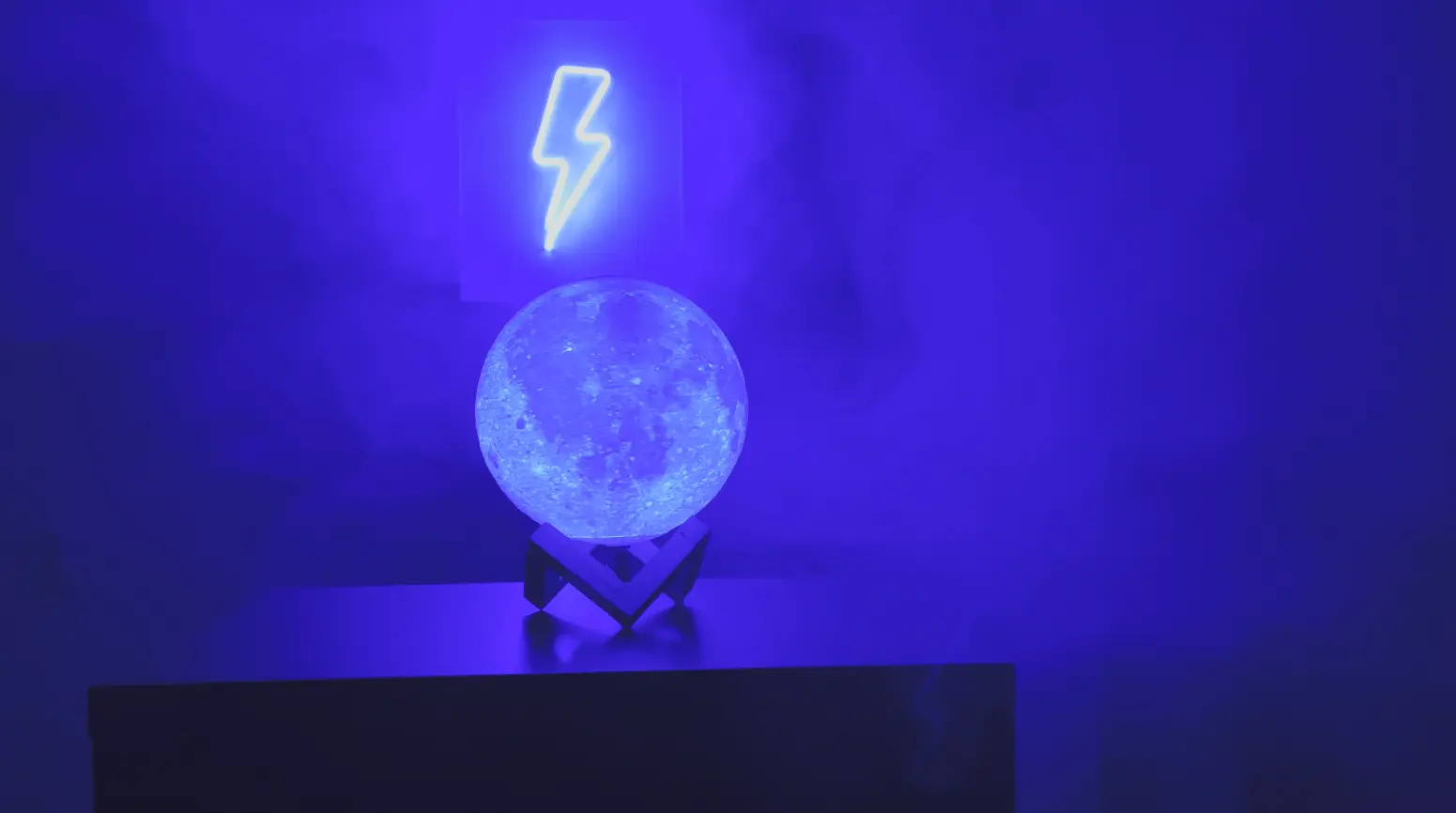 Interactive RGB Moon Lamp