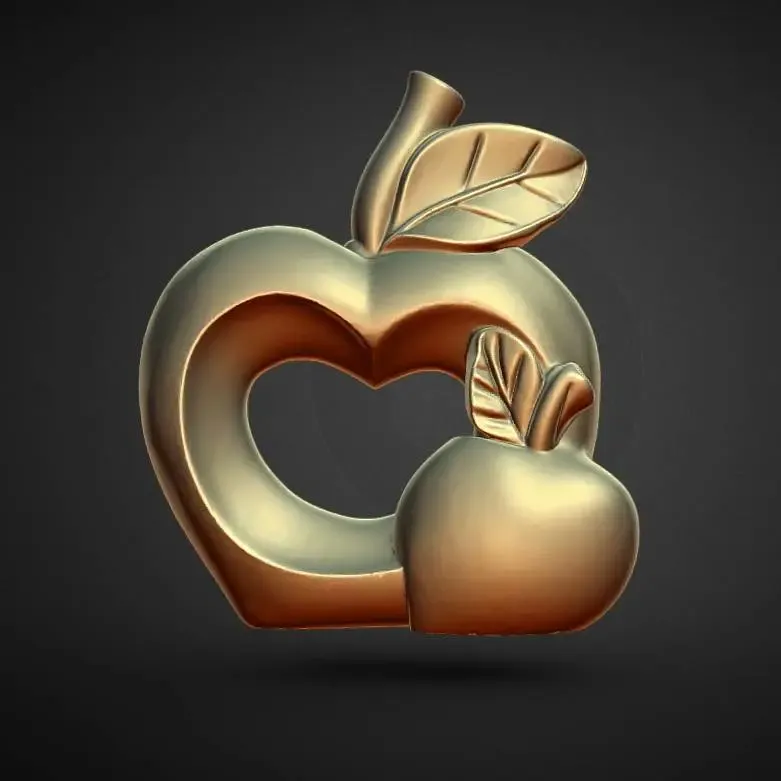 heart of an apple