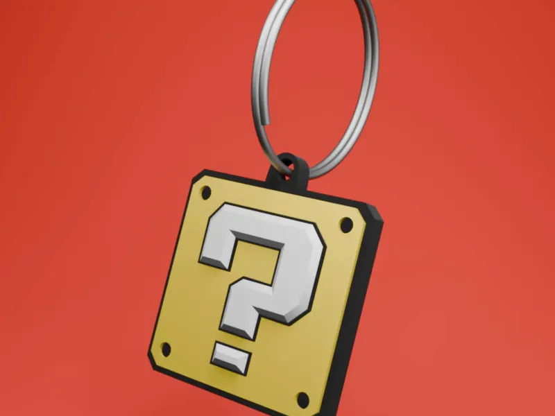 Question Mark Block | Mario Keychain Series (CFS)