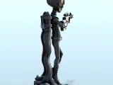 Alien soldier with assault rifle and jet-pack (13) (+ pre-su-3