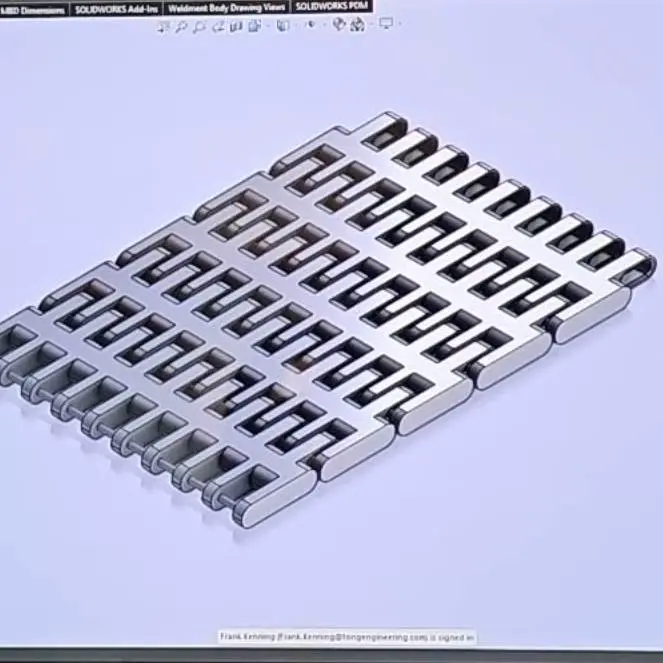modular conveyor belt prototype