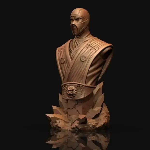 Sub-Zero bust Mortal Kombat ninja
